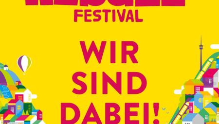 Plakat Kesselfestival "Wir sind dabei!"